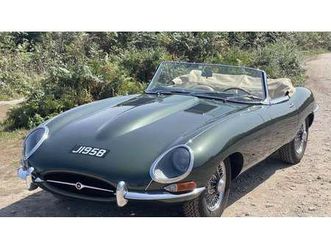 1962 jaguar e-type dark green manuel, 4 vitesses conduite...