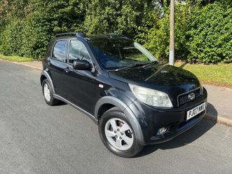 2007 daihatsu terios 1.5 sx 5dr estate petrol manual