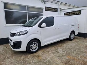 2020 vauxhall vivaro 1.5 turbo d 2900 sportive panel van 5dr diesel manual l2 h1 euro 6 (start/stop) (1 ...