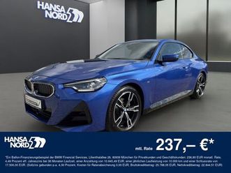 bmw 218i coupé m-sport led navi leder dab pdc 18