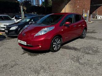 2013 nissan leaf 80kw tekna 24kwh 5dr auto [6.6kw charger] hatchback electric automatic
