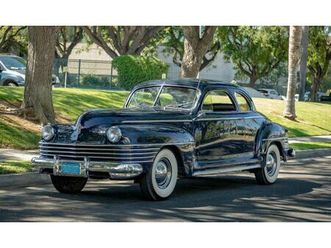 1942 chrysler new yorker club coupe with a past restoration