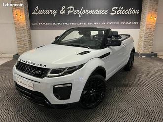 land rover range rover evoque cabriolet 2.0 td4 180ch bva hse dynamic - moteur neuf garantie 2 ans