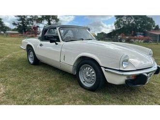 1977 triumph spitfire blanc manuel, 4 vitesses conduite à...
