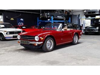 1975 triumph tr6 rouge foncé manuel, 4 vitesses conduite...