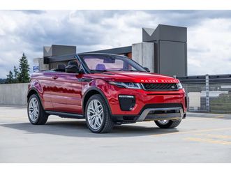 2019 land rover range rover evoque convertible