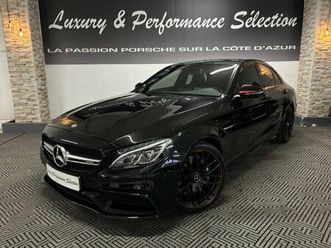 mercedes classe c 63 c63 amg edition 1 one 4.0 v8 - entretien concession - immat fr