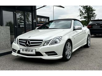 mercedes-benz e 500 v8 cabrio *amg-line*harmank*navi*sitzlüftung*
