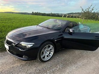 bmw 630i cabrio top zustand blau m-paket sport