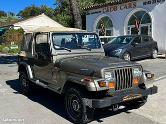jeep jeep wrangler sahara 2.5i découvrable / 2ème main origine france / 99000km d'origine / très bon état