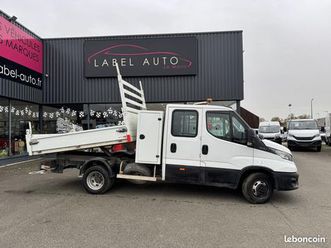 iveco daily 35c14 benne coffre double cabine 6 places