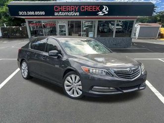 used 2017 acura rlx sport hybrid advance package