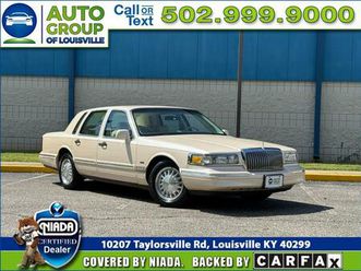 used 1996 lincoln town car cartier