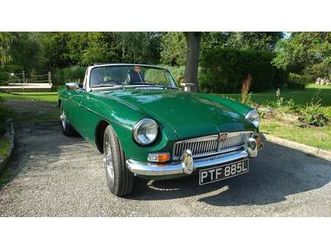 1972 mg mgb vert manuel, 4 vitesses conduite à droite in...