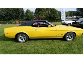 1971 ford mustang jaune automatique, 3 vitesses conduite...