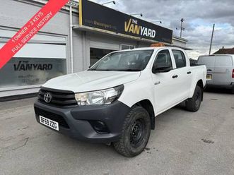 2019 toyota hilux 2.4 d-4d active pickup double cab 4dr diesel manual 4wd euro 6 (3.5t) (150 pic...