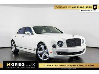 used 2016 bentley mulsanne speed