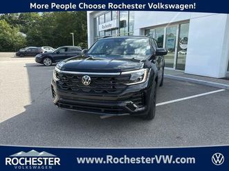 new 2026 volkswagen atlas cross sport 2.0t sel r-line black