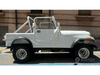 jeep renegade cj7 anno 1981 - 2.4 diesel - asi