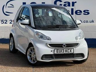 smart fortwo 1.0 mhd passion coupe 2dr petrol softtouch euro 5 (start/stop) (71 bhp)
