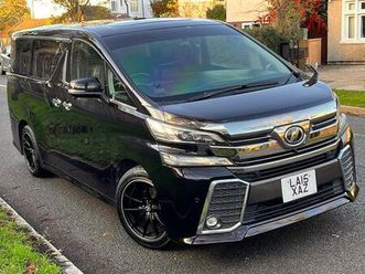 toyota vellfire / alphard 2.5, 360 cam, sunroof pilot seats, adaptive cruise control