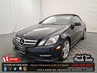 used 2012 mercedes-benz e-class cabriolet
