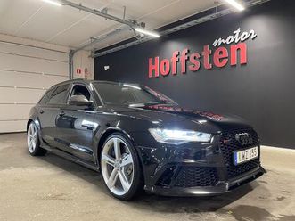 rs 6 avant 4.0 tfsi v8 quattro/sv-såld/läder/