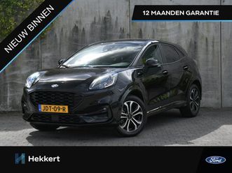 ford puma - st-line 1.0 ecoboost hybrid 155pk automaat dode hoek | adap. cruise | winter pack | elek.