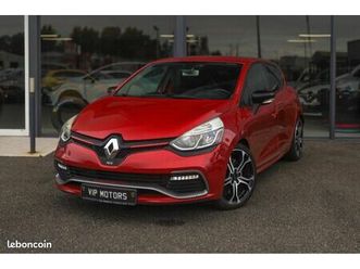 renault clio 4 rs ( iv ) trophy 1.6 220 cv edc phase 1 4rs - 1ere main - rouge flamme - carnet renault