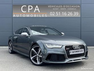 audi rs7 sportback 4.0 560 ch bva / rs 7 suivi complet francaise 2nd main