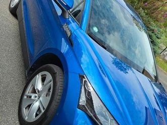 skoda enyaq bleu racing 60 iv électrique garantie skoda 06 2026 et batterie 06 2030