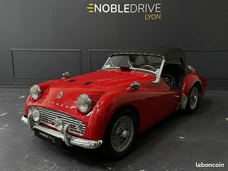triumph tr3a 100ch matching number - overdrive - restauration partielle