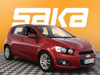 chevrolet aveo 5-ov ltz 1,4 74kw at6 ** 2.om suomi-auto / lohko ja sisäp / vakkari / p.tutka / ilmastointi **