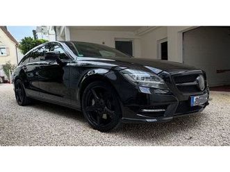 mercedes-benz cls 350 shooting brake -all black- amg-line-