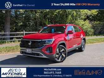 certified 2024 volkswagen atlas cross sport 2.0t sel
