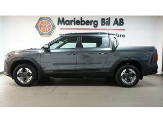 kgm musso ev 100% el pickup med 4x4 80,6 kwh 237hk premiär!