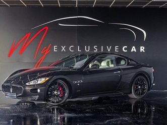 maserati granturismo 4.7 s bvr - origine france - révision 03-2025 - usure embrayage 20% - traitement céramique en 2022 - garantie 12 mois