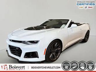 chevrolet camaro zl1/convertible/rare/surpercharged/automatique