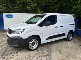 2024 vauxhall combo 1.5 turbo d 100ps prime h1 van panel van diesel manual