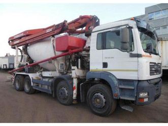 man tga 24m/9m3 beton mix+pumpa 8x4