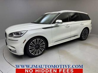 used 2021 lincoln aviator black label awd