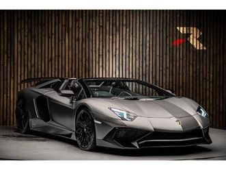 2017 lamborghini aventador 6.5 v12 lp 750-4 superveloce roadster isr 4wd euro 6 2dr £324,950