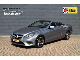 mercedes-benz e-klasse cabrio - 200 edition sport