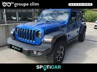 jeep wrangler unlimited 2.0 t 380ch 4xe rubicon rock-trac my23