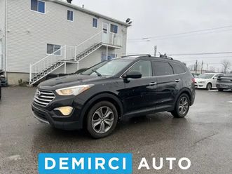 2016 hyundai santa fe xl **xle**7 passagers**awd**sieges chauffa