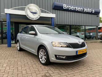 skoda rapid spaceback 1.0 tsi 110pk clever met stoelv, trekhaak en climatronic