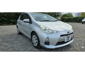 2013 toyota aqua hatchback petrol/electric hybrid automatic