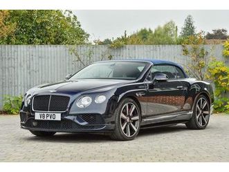 bentley continental 4.0 v8 gtc s auto 4wd euro 6 2dr