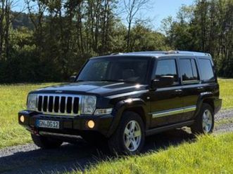 jeep commander 3.0 crd limited 7 sitze, leder, tüvneu