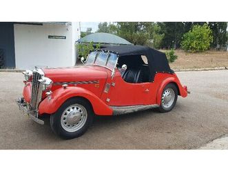 1947 singer roadster rouge conduite à droite in portugal...